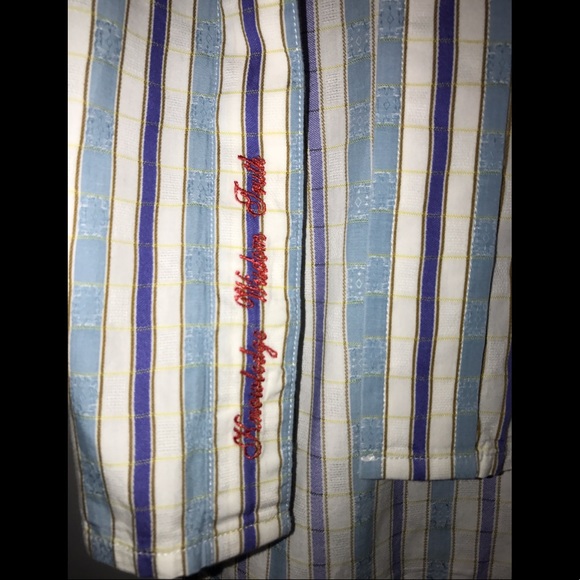 Robert Graham Shirt Mens Button Down Size L - Picture 6 of 8